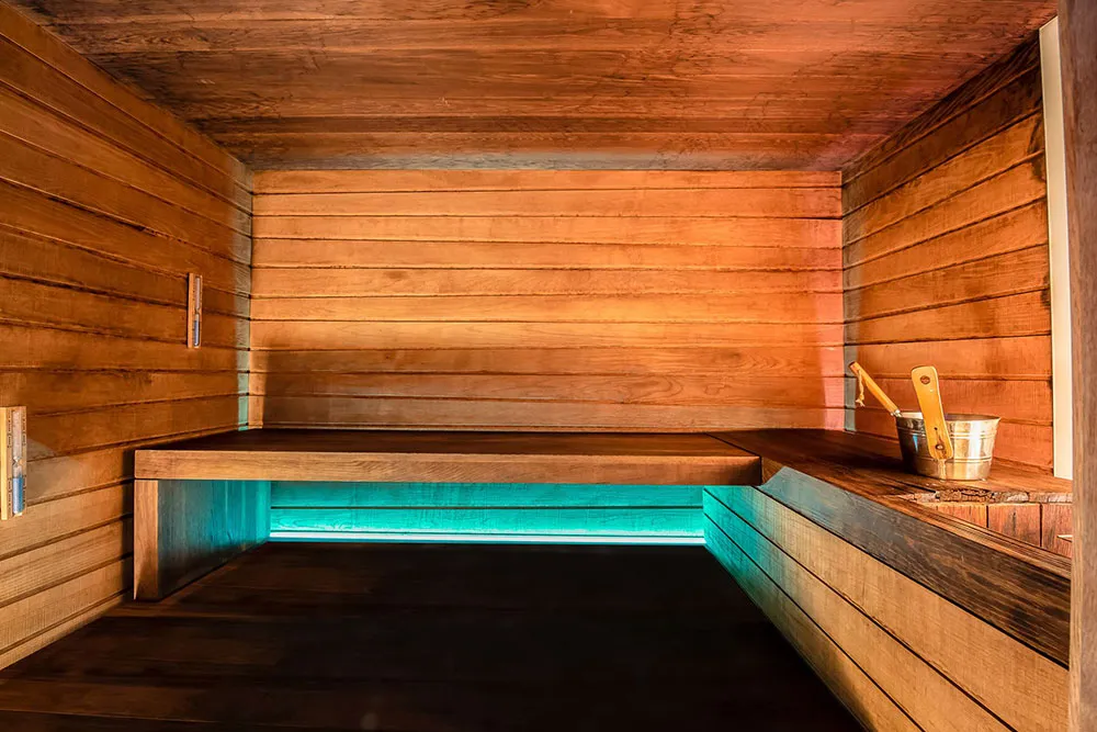 crystalia piscine, Sauna, centro benessere